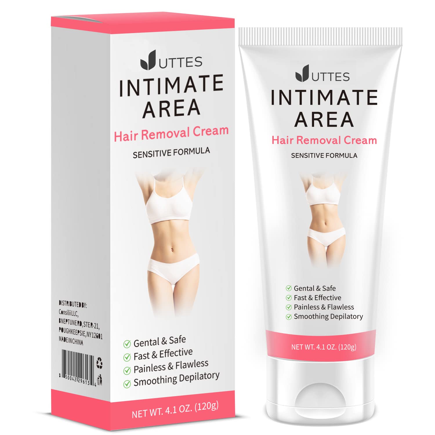 UTTSE Intimate Area Hair Removal Cream 4.1 OZ