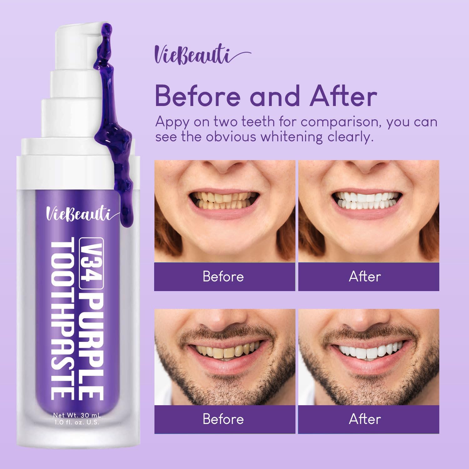 Purple Toothpaste VIEBEAUTY