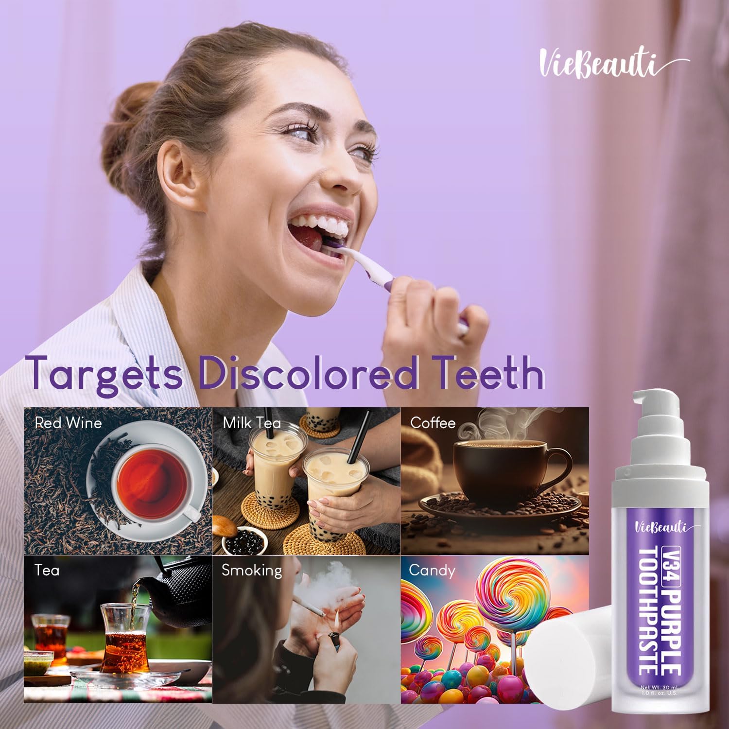 Purple Toothpaste VIEBEAUTY