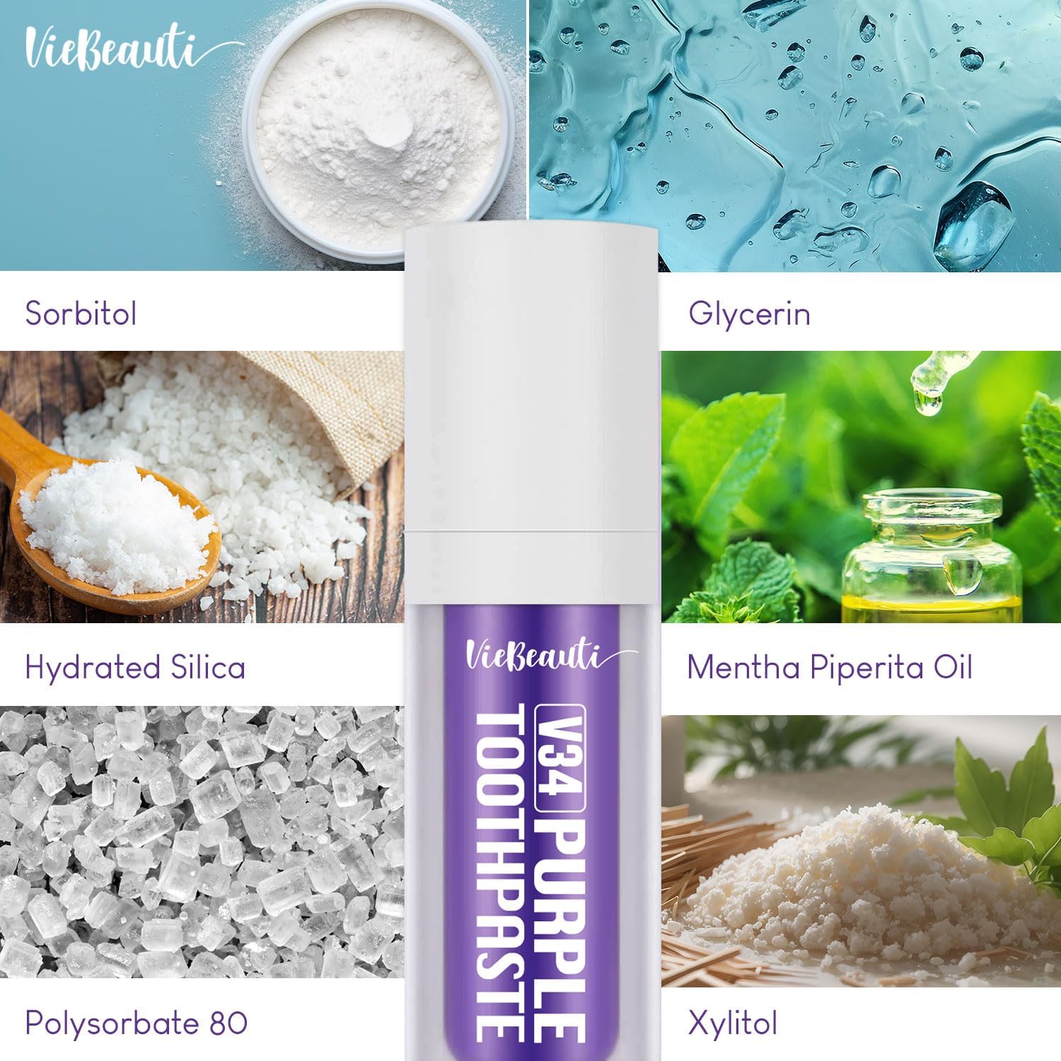 Purple Toothpaste VIEBEAUTY