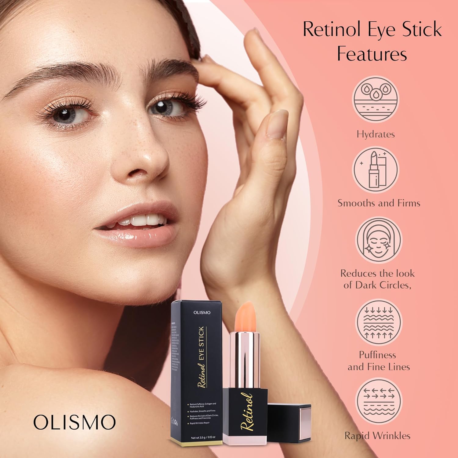 OLISMO Retinol Eye Stick - 3.5g