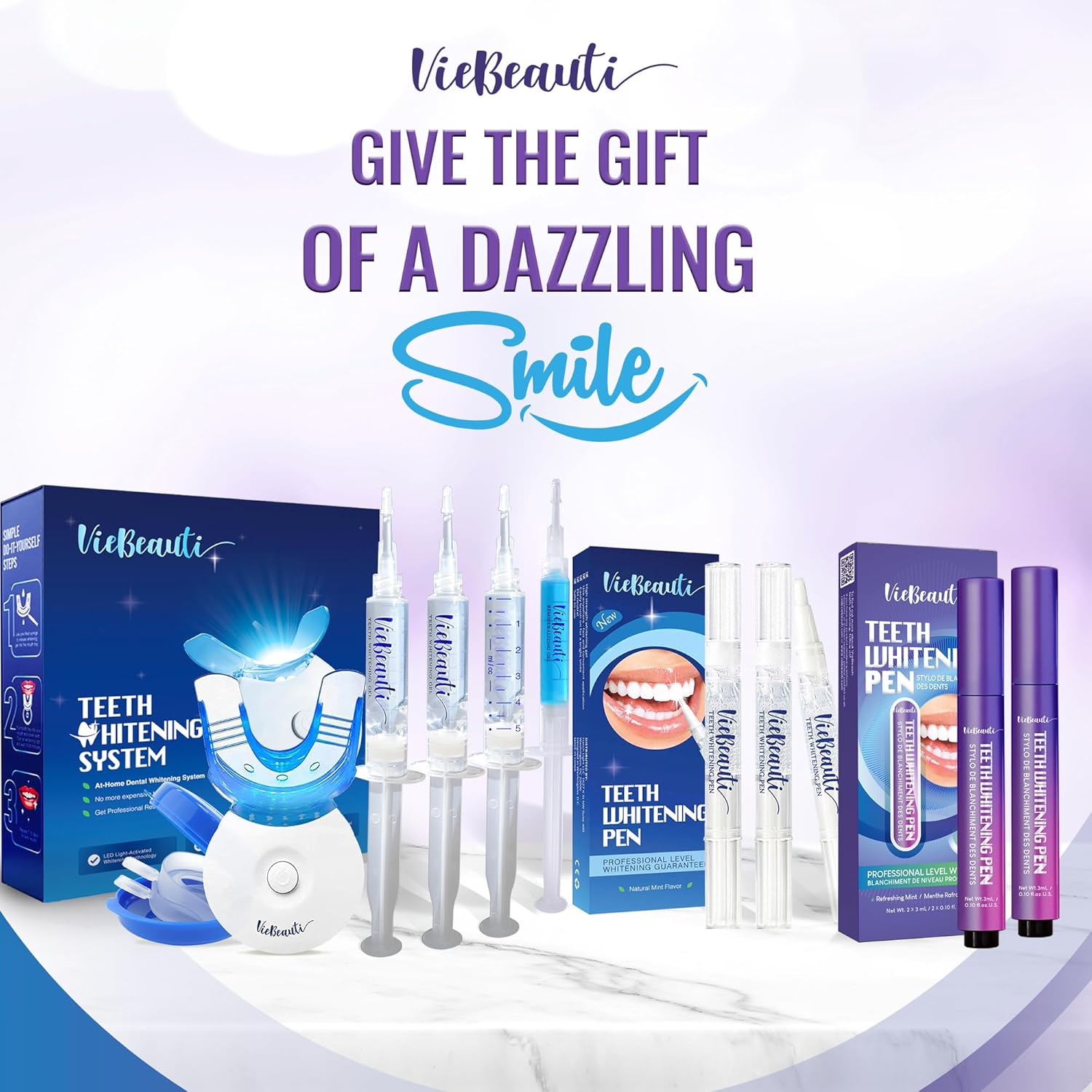 Viebeauti Teeth Whitening Pen Gel-2pcs