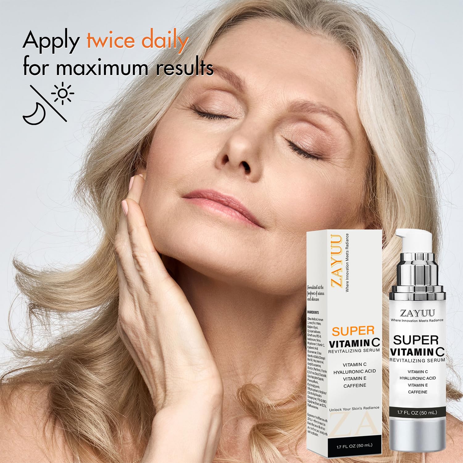 ZAYUU Vitamin Super C Serum 1.7 FL OZ