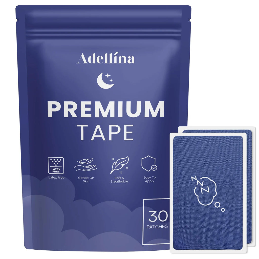Adellina Dream Mouth Sleep Tape — Premium Soft Micropore, Large
