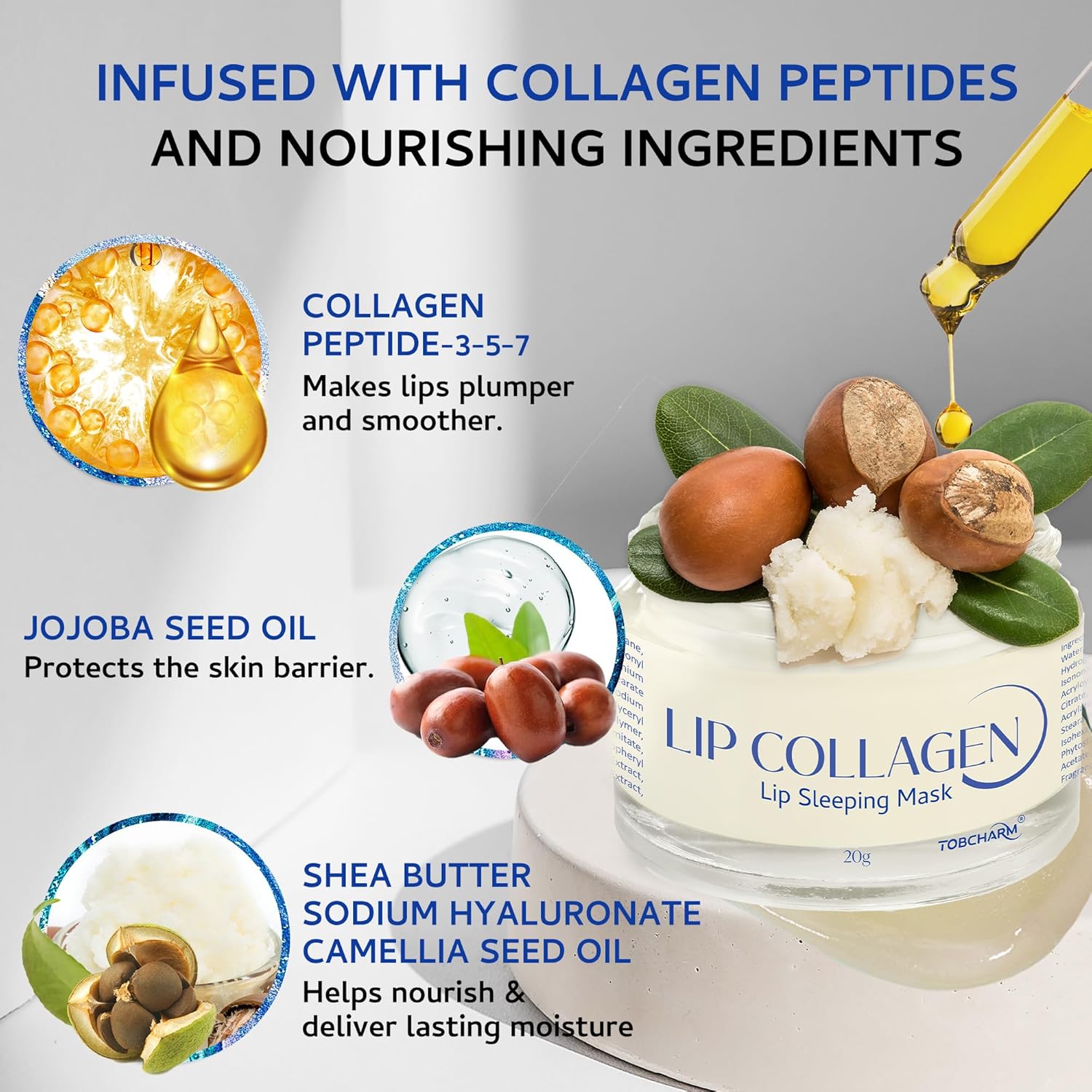 TOBCHARM Lip Collagen -20g