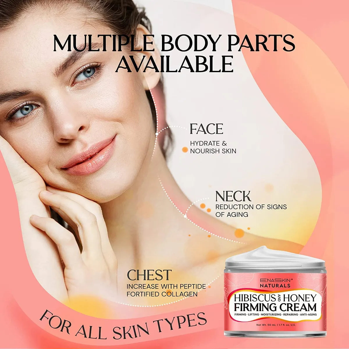 Enaskin Naturals Hibiscus and Honey Firming Cream-50ml