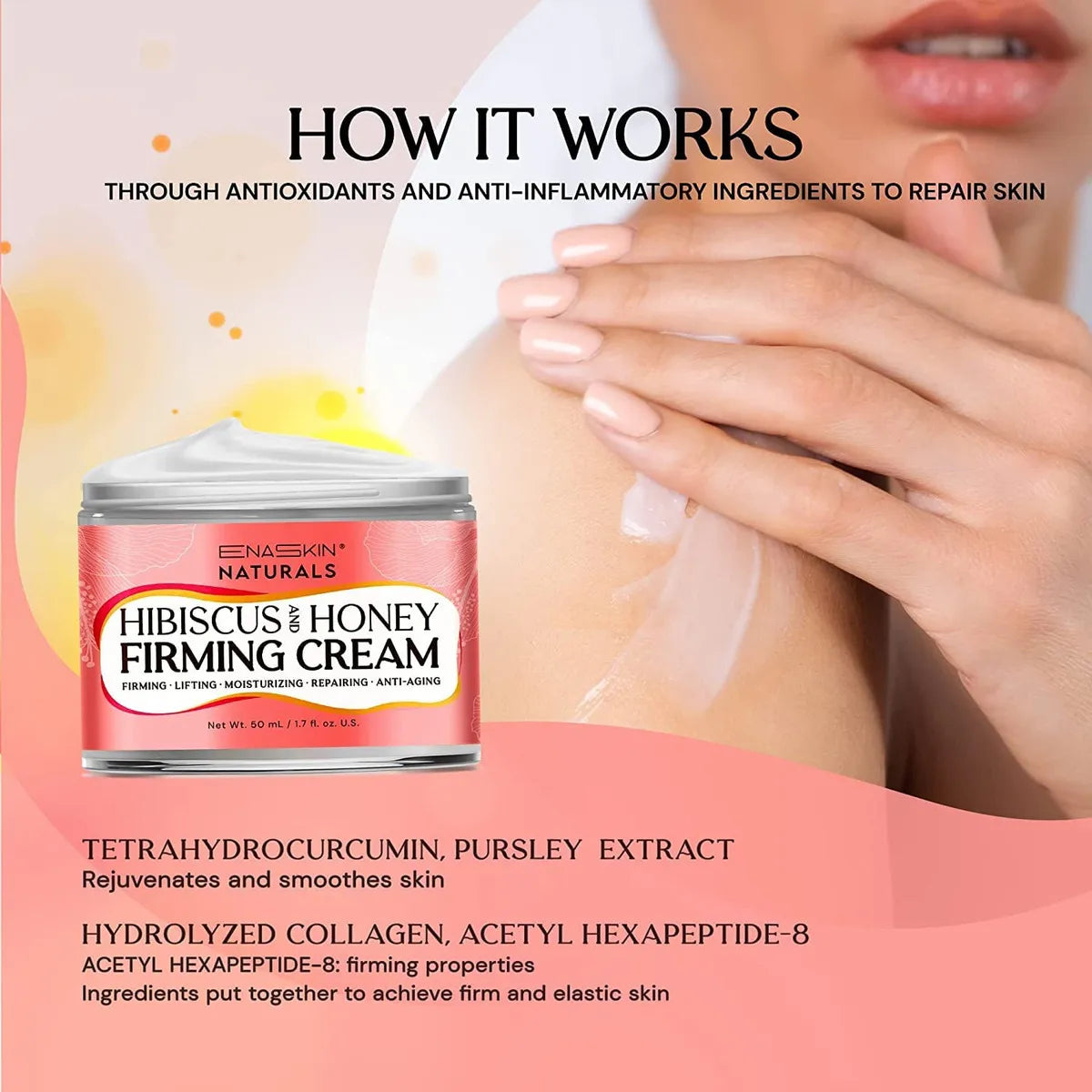 Enaskin Naturals Hibiscus and Honey Firming Cream-50ml
