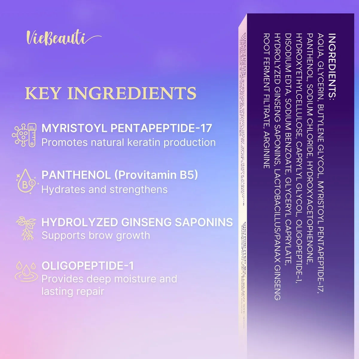 Viebeauti Eyelash Serum - Purple