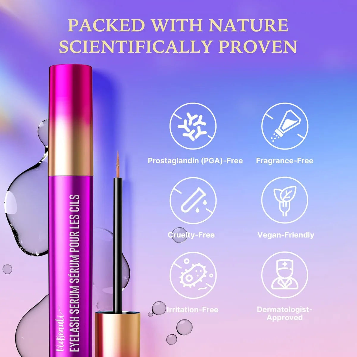 Viebeauti Eyelash Serum - Purple