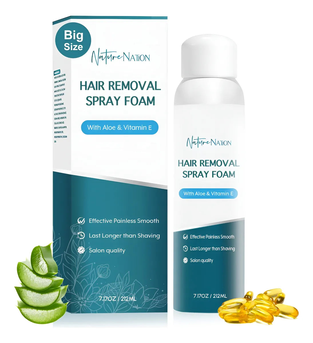 hair removal spray foam de nature nation