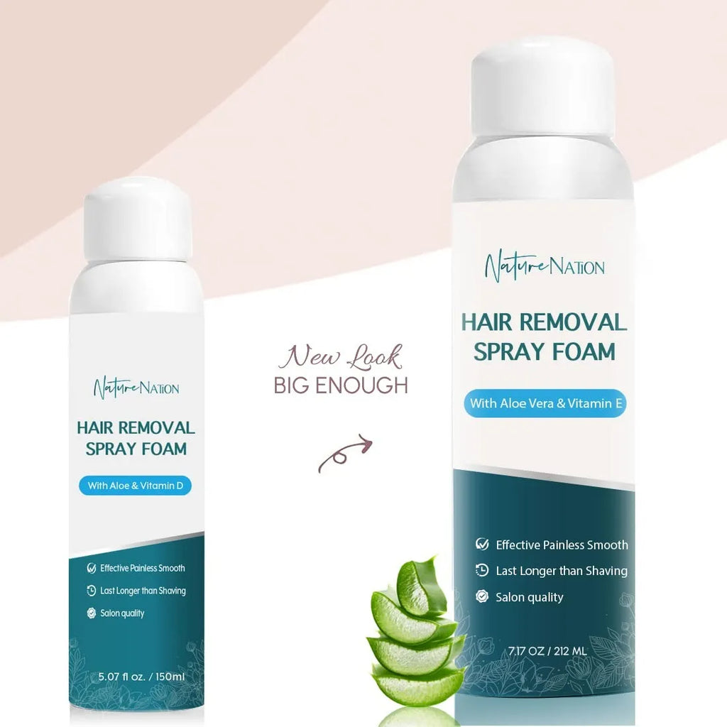 hair removal spray foam de nature nation