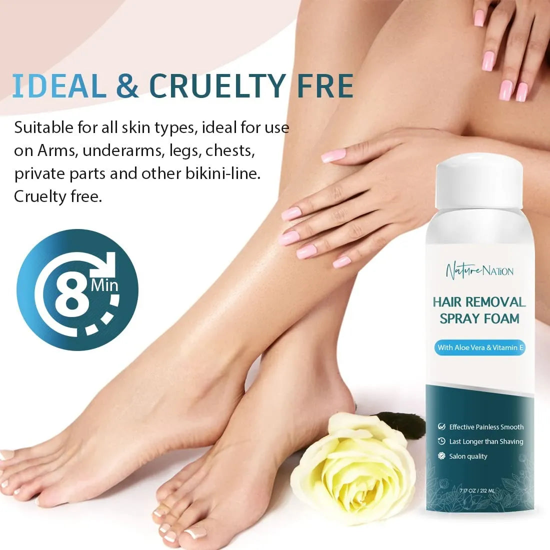 hair removal spray foam de nature nation