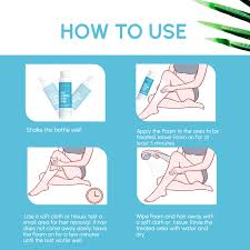 hair removal spray foam de nature nation