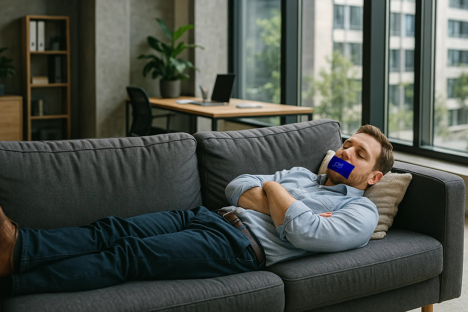 Adellina Dream Mouth Sleep Tape — Premium Soft Micropore, Large