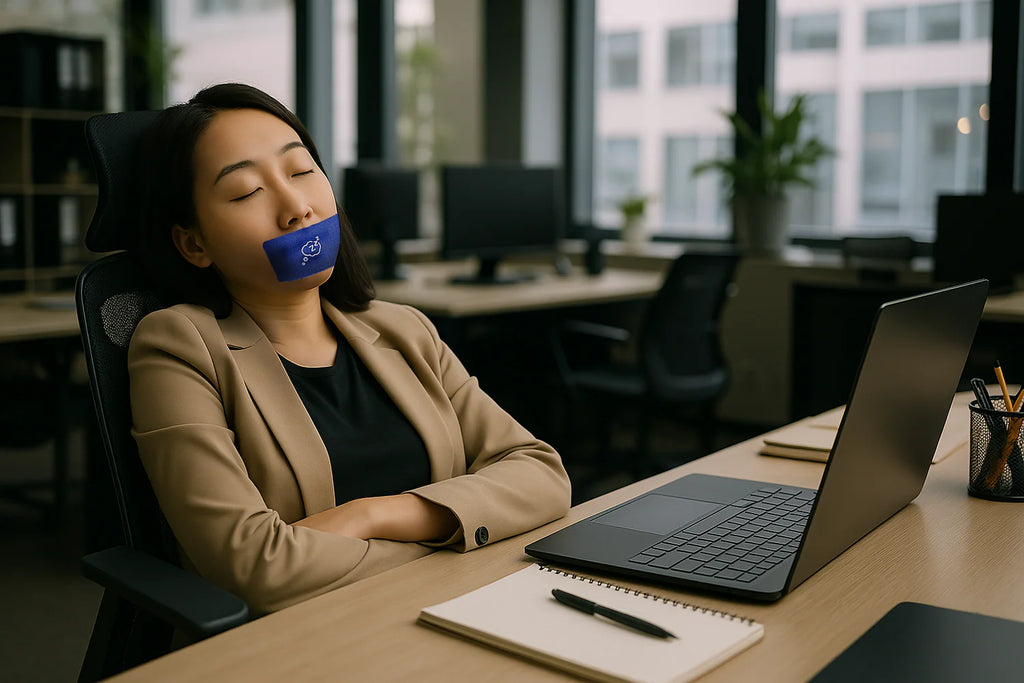 Adellina Dream Mouth Sleep Tape — Premium Soft Micropore, Large