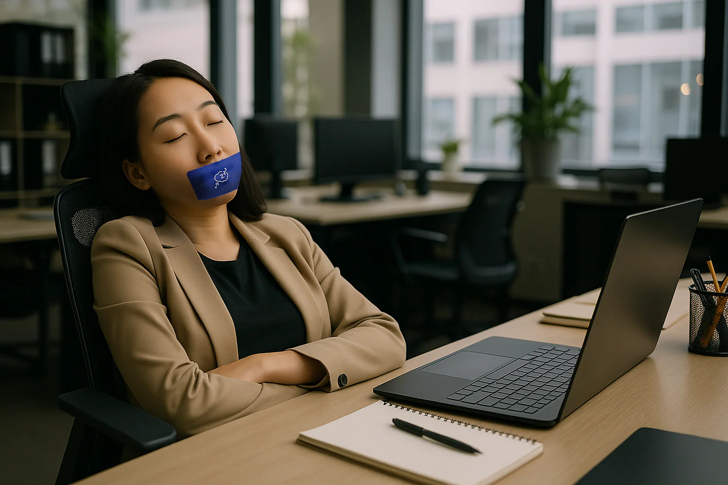 Adellina Dream Mouth Sleep Tape — Premium Soft Micropore, Large